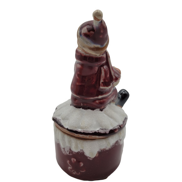 Kirklands‎ Potters Garden Snowman Candlebox - Picture 12 of 14